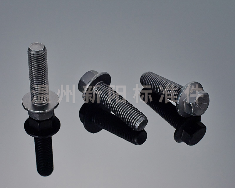 -Q184 -Q185 -GB16674 -外六角法蘭螺栓-10.9級(jí)- 黑色達(dá)克羅 凹腦半牙加長(zhǎng)