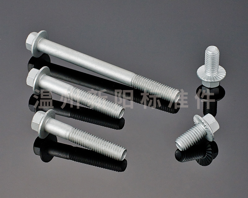 -Q180 -Q181 -Q184 -Q185 -GB16674 -外六角法蘭螺栓- 8.8級(jí) -10.9級(jí) -銀色達(dá)克羅 法蘭螺栓