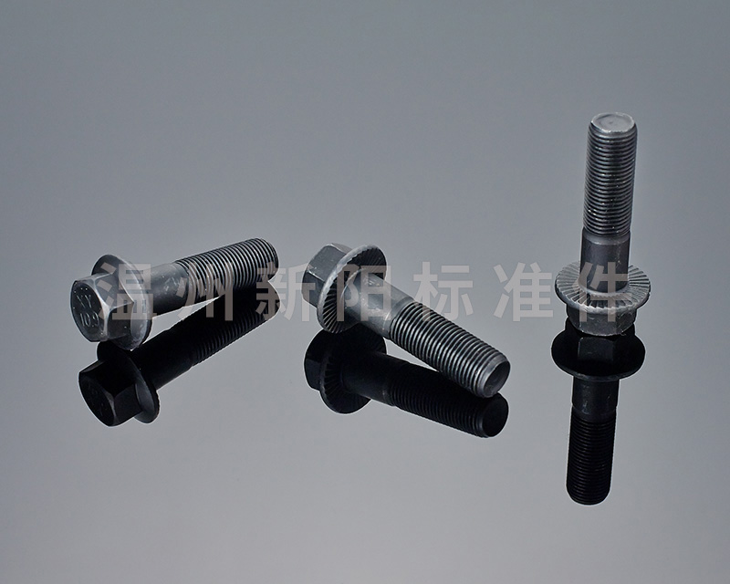 -Q181-Q180--外六角法蘭螺栓 -10.9級- 黑色達(dá)克羅 花齒法蘭螺栓