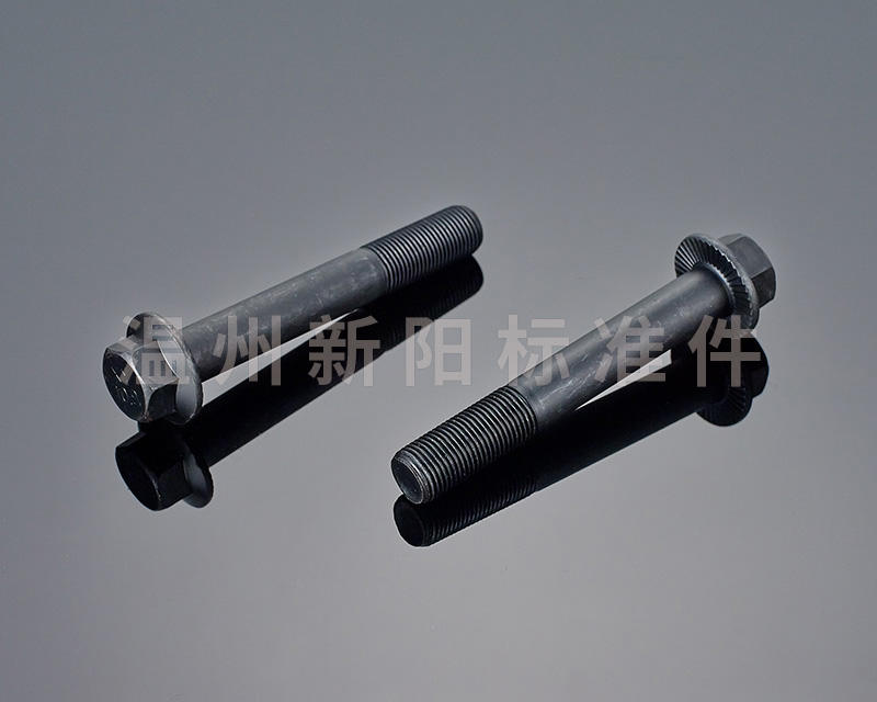 -Q181-Q180--外六角法蘭螺栓 -10.9級- 黑色達克羅 花齒法蘭螺栓