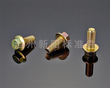 -Q184 -Q185 -GB16674 -外六角法蘭螺栓 -彩鋅-發(fā)黑-黑色達克羅 -8.8級 -10.9級