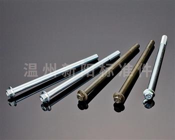 -Q184 -Q185 -GB16674 -外六角法蘭螺栓-8.8級 -10.9級 -藍白鋅 鍍鋅 長軸法蘭螺栓