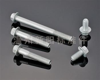 -Q180 -Q181 -Q184 -Q185 -GB16674 -外六角法蘭螺栓- 8.8級 -10.9級 -銀色達克羅 法蘭螺栓